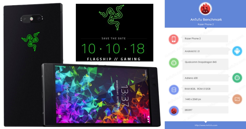 Razer Phone 2 Specs & Press Image Leaked Ahead of Official Launch