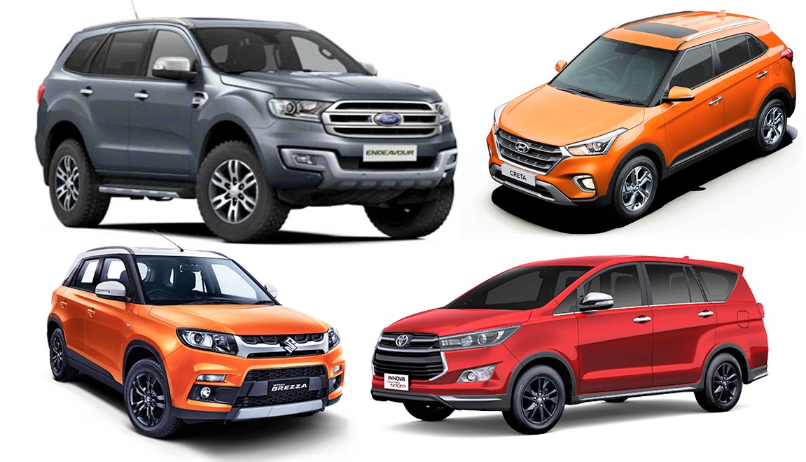 Sales Report: Mega List of SUVs, MUVs & Crossovers Available in India