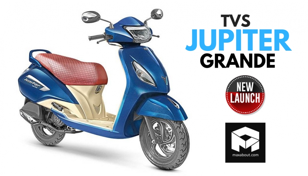 TVS Jupiter Grande Edition Officially Launched @ INR 55,936