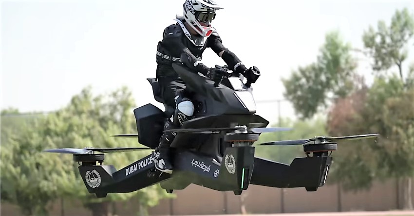 Video: Dubai Police Force Starts Testing Hoverbikes