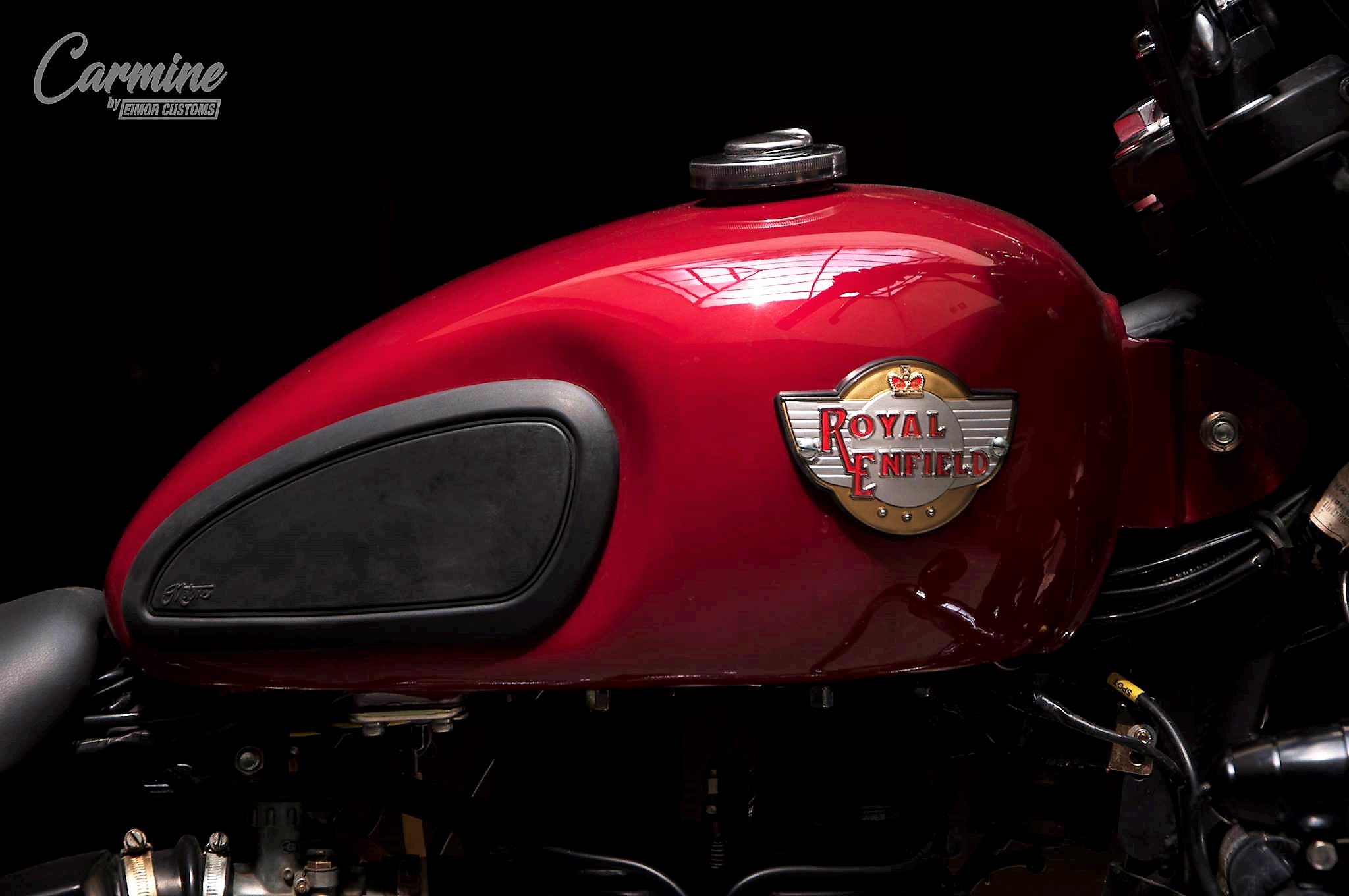 Meet Royal Enfield Carmine 350 Equipped with Premium Parts - closeup