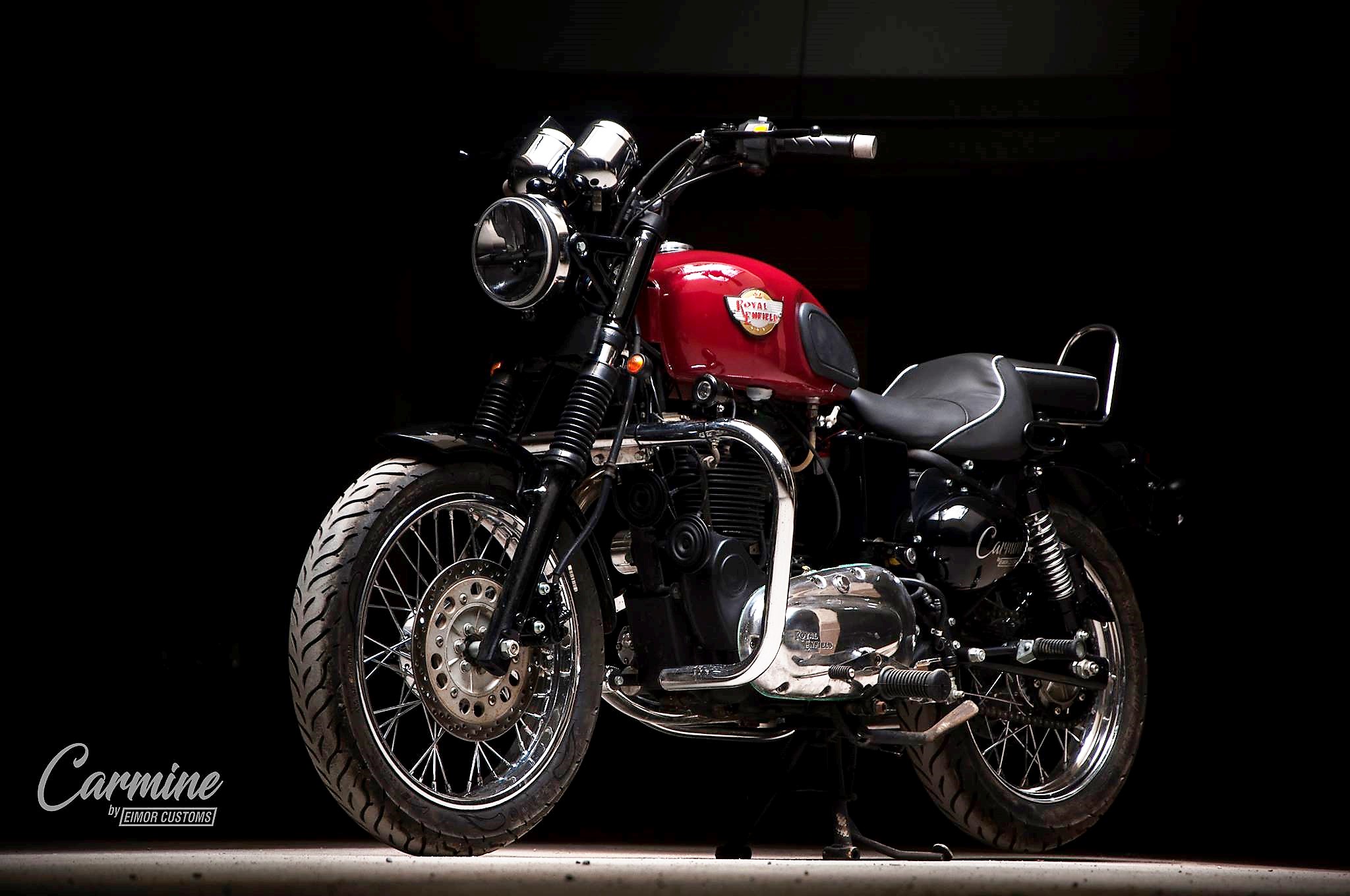 Meet Royal Enfield Carmine 350 Equipped with Premium Parts - background