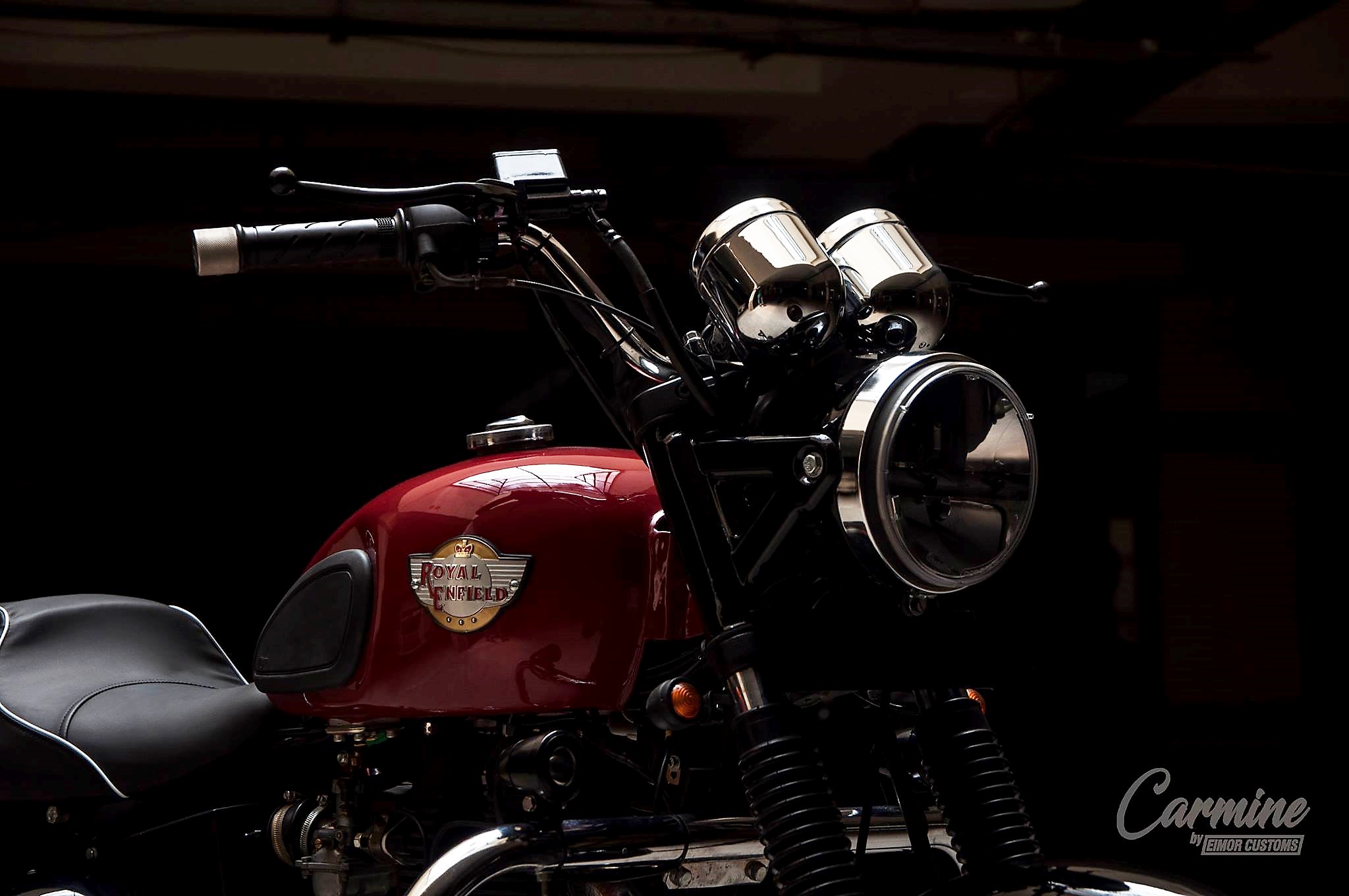 Meet Royal Enfield Carmine 350 Equipped with Premium Parts - background
