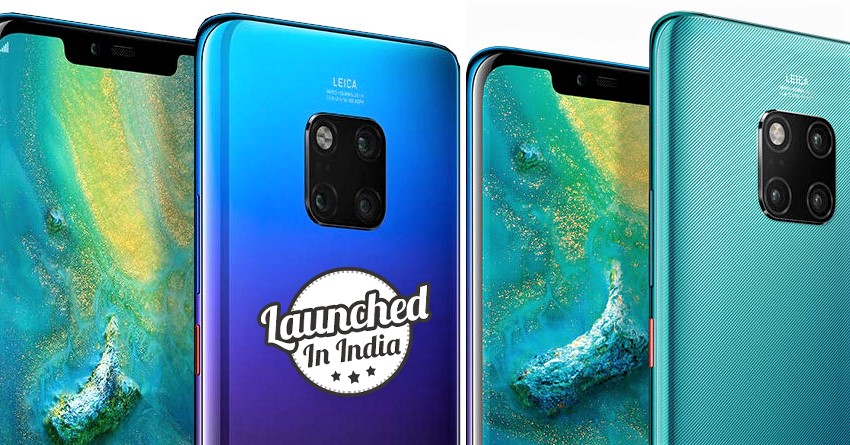 Huawei Mate 20 Pro Launched in India @ INR 69,990