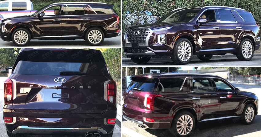 Hyundai Palisade Luxury SUV Leaked in a New Set of Photos