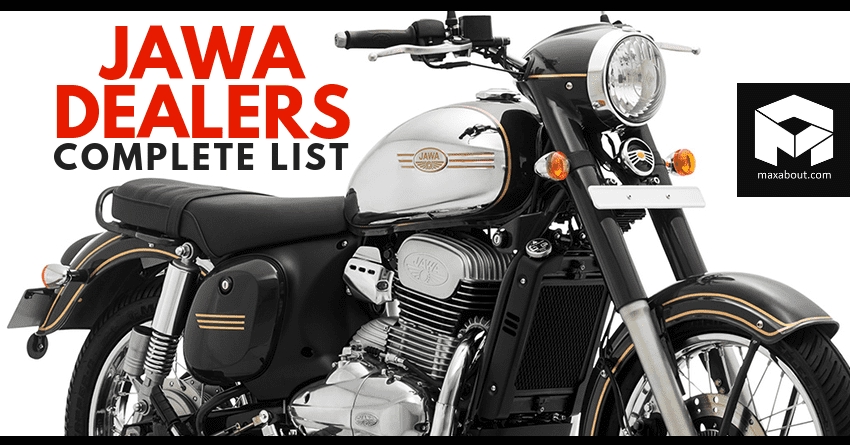 100+ Jawa Dealers Listed on the Official Website in India