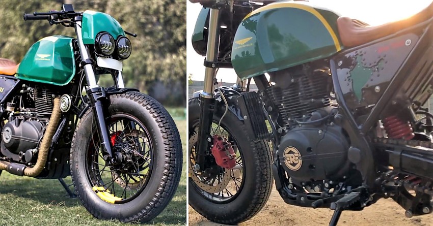 Meet Royal Enfield Himalayan Glory 411 Cafe Racer by TNT Motorcycles