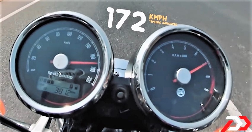 Royal Enfield Interceptor 650 Top Speed Video, Touches 172 KMPH!