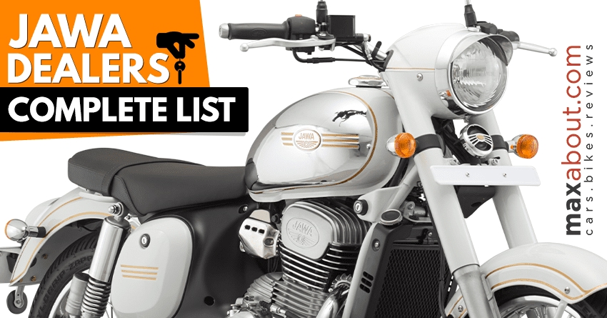 Complete List of 125 Jawa Dealers Across 106 Cities in India