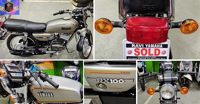 Yamaha RX 100 Restored to a Brand-New Showroom Condition Model