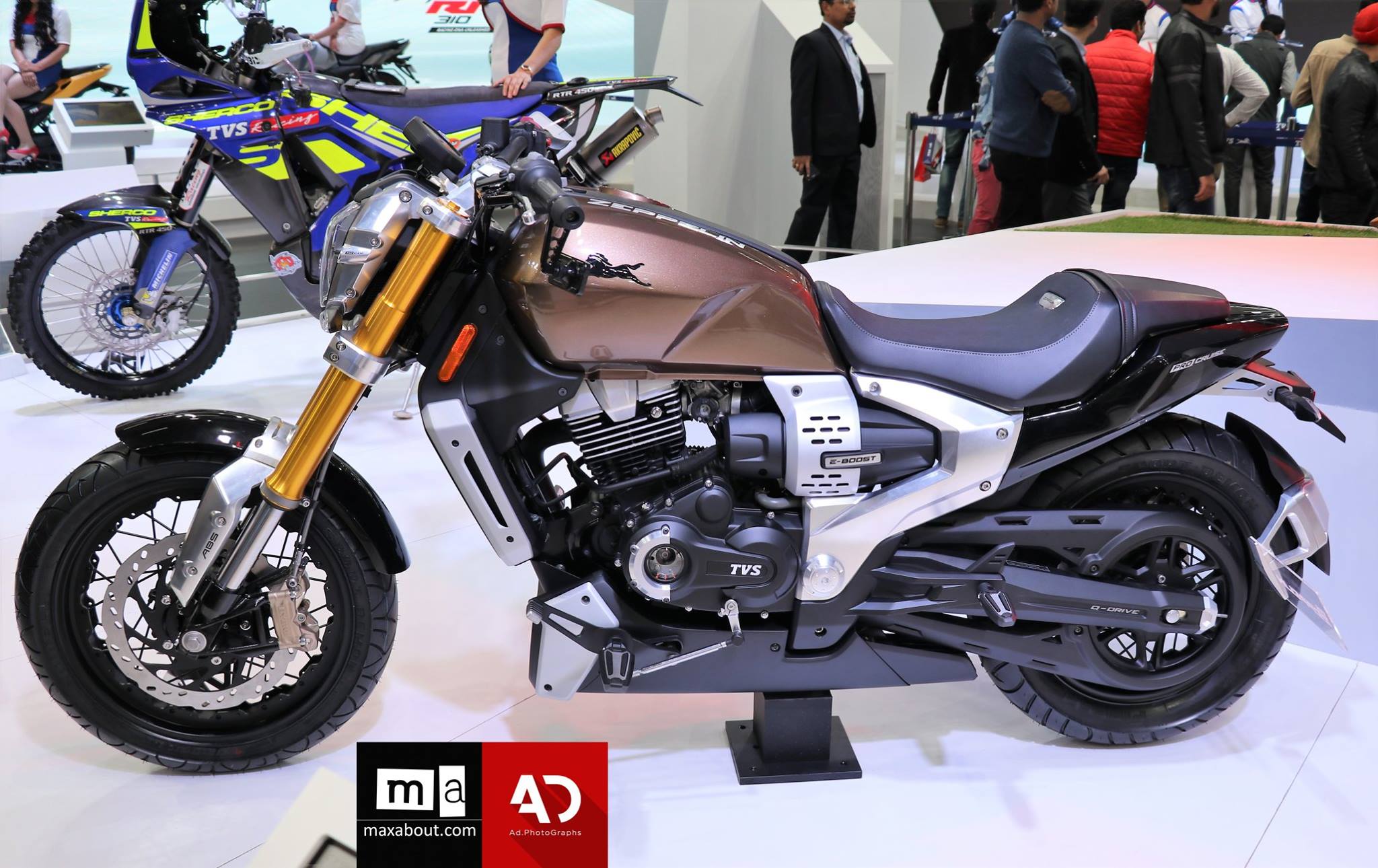 5 Quick Facts About the Upcoming TVS Cruiser Motorcycle - front