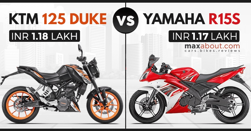 Quick Comparison: KTM 125 Duke vs Yamaha R15S