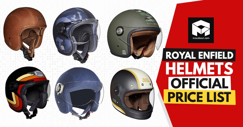Official Price List of Royal Enfield Helmets You Can Buy in India