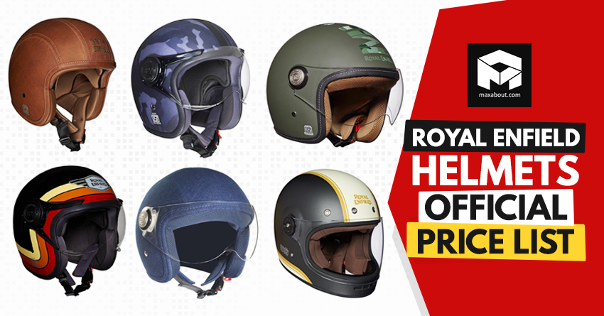 Royal Enfield Helmets Price List