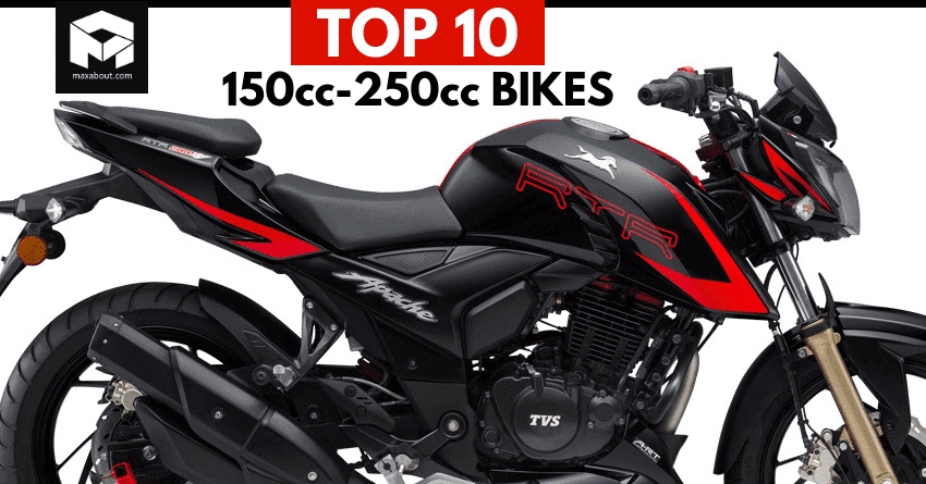 Top 10 Best-Selling 150cc-250cc Bikes in India (December 2018)