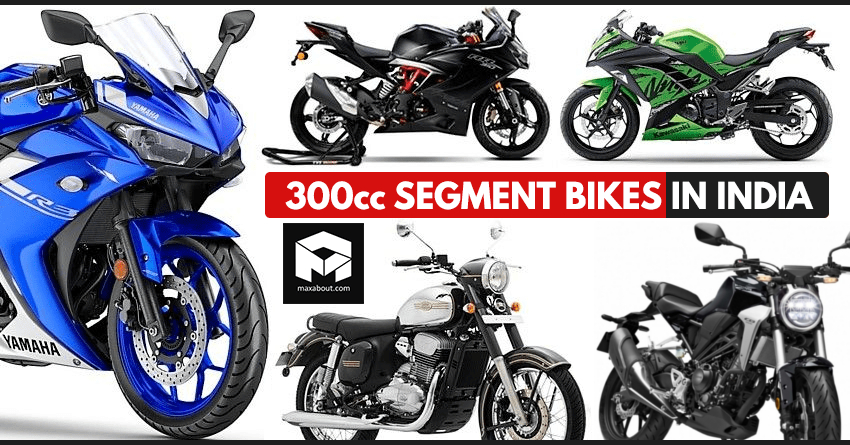 Complete List of 300cc Bikes in India [Latest Price List]