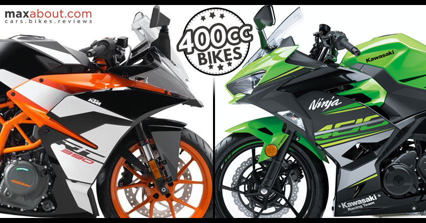 Complete List of 400cc Bikes in India [Latest Price List]