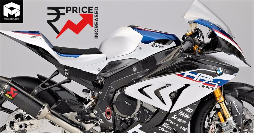 BMW HP4 Race Price Hiked by INR 1.70 Lakh in India