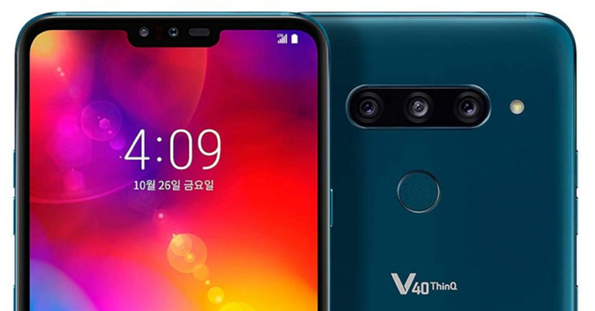 LG V40 ThinQ with 5 Cameras Launched in India @ INR 49,990