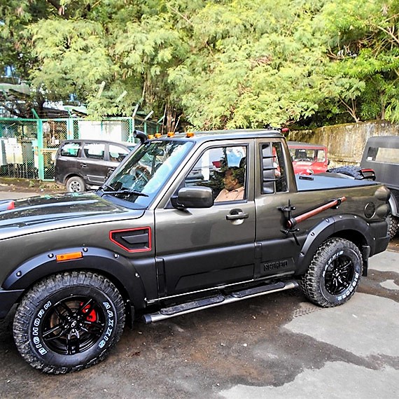 This Is An Officially-Modified Mahindra Scorpio - Meet Mountaineer SUV - closeup