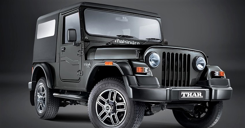 Mahindra Thar Sales Report: 6430 Units Sold in India in 2018