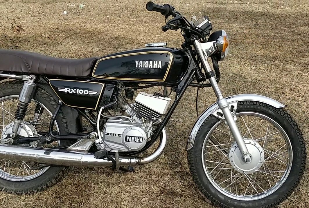 Restored Black Yamaha RX 100