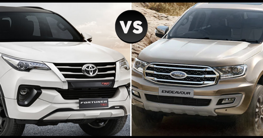 Yearly Sales Report: Toyota Fortuner vs Ford Endeavour