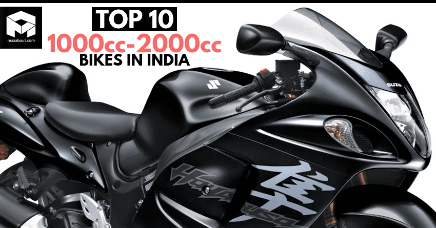 Top 10 Best-Selling 1000cc-2000cc Motorcycles in India