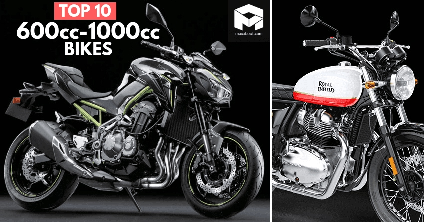 Top 10 Best-Selling 600cc-1000cc Motorcycles in India