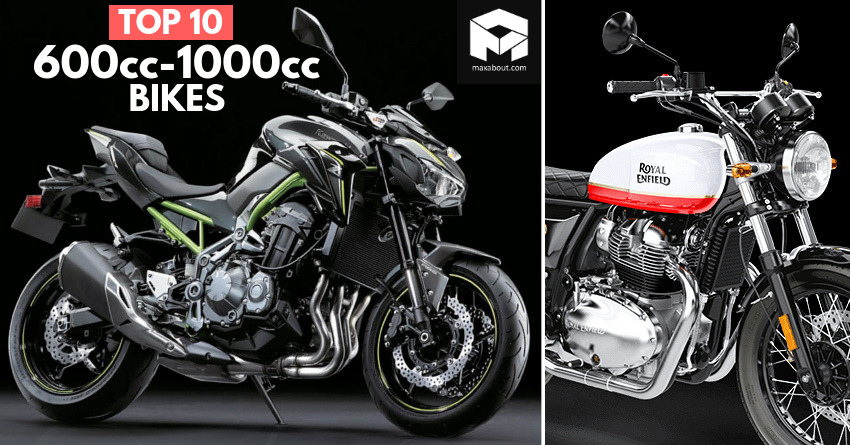 Best-Selling 600cc-1000cc Motorcycles