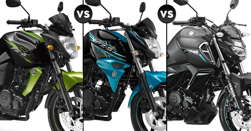 Detailed Comparison: Yamaha FZS V1 vs V2 vs V3