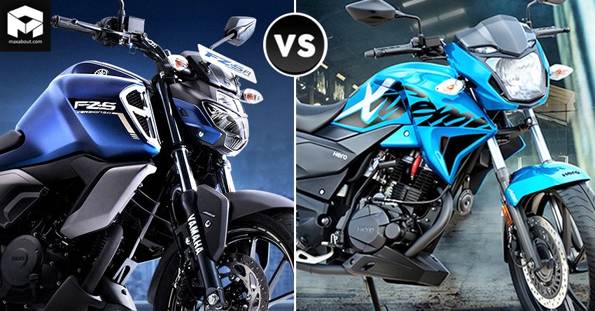 Quick Comparison: Yamaha FZS V3 vs Hero Xtreme 200R