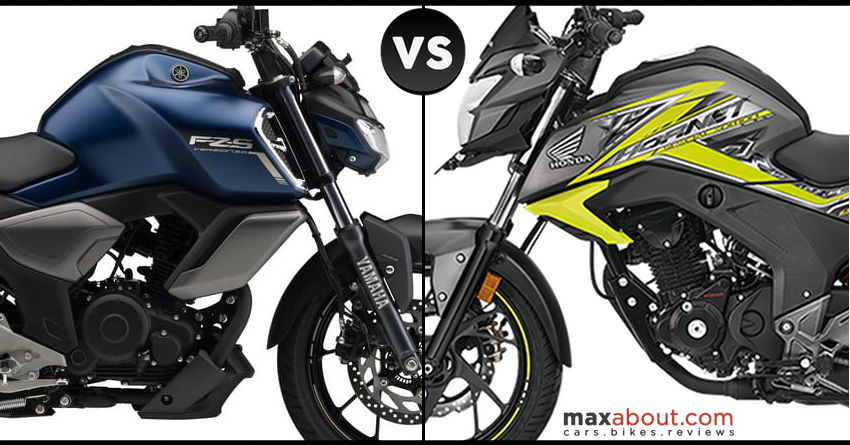 Yamaha FZS V3 vs Honda CB Hornet 160R