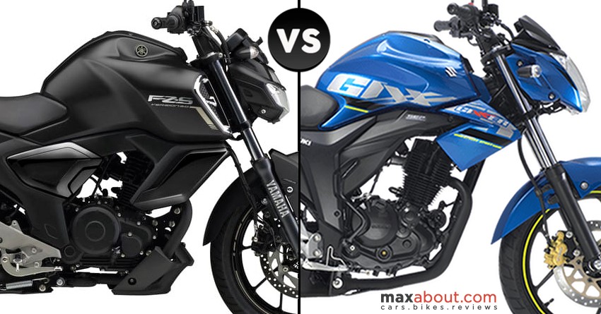 Quick Comparison: Yamaha FZS V3 vs Suzuki Gixxer