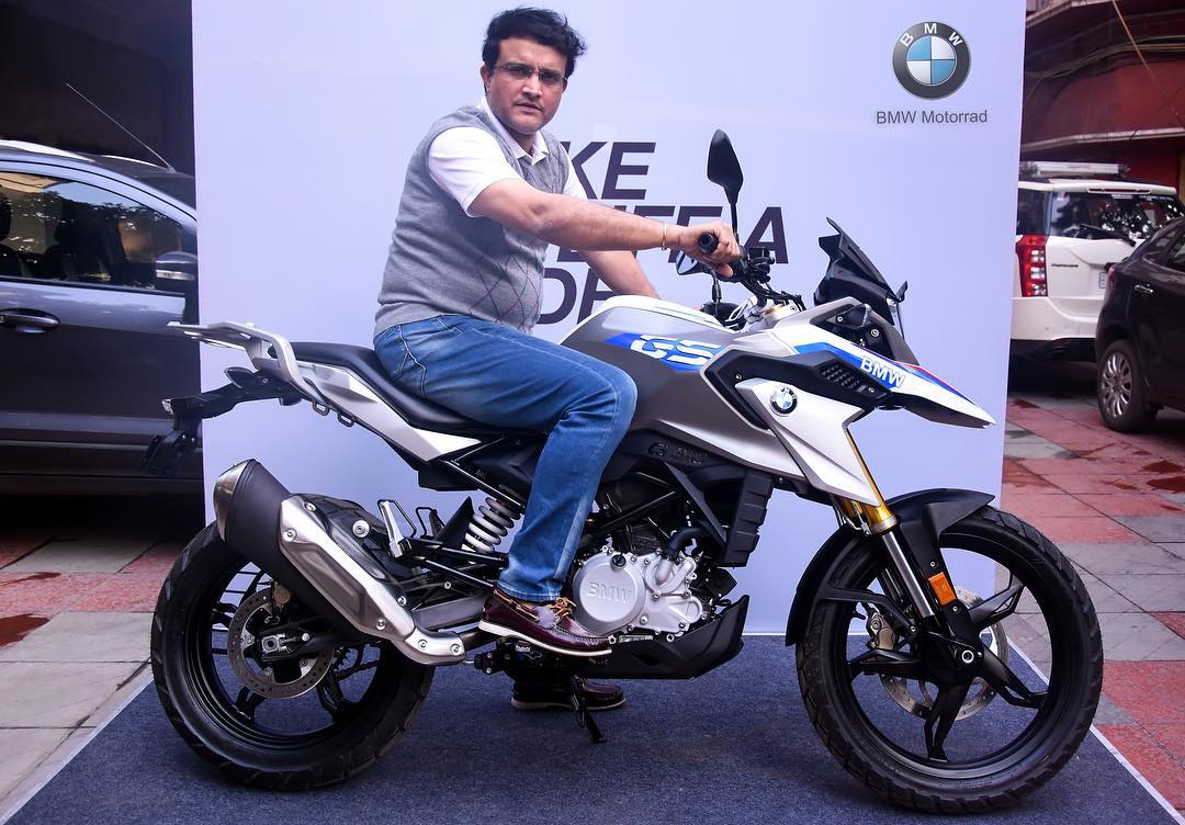 Sourav Ganguly With His New Ride