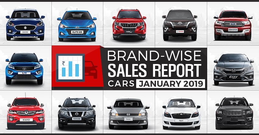 January 2019 Brand-Wise Car Sales Report (14 Car Brands)