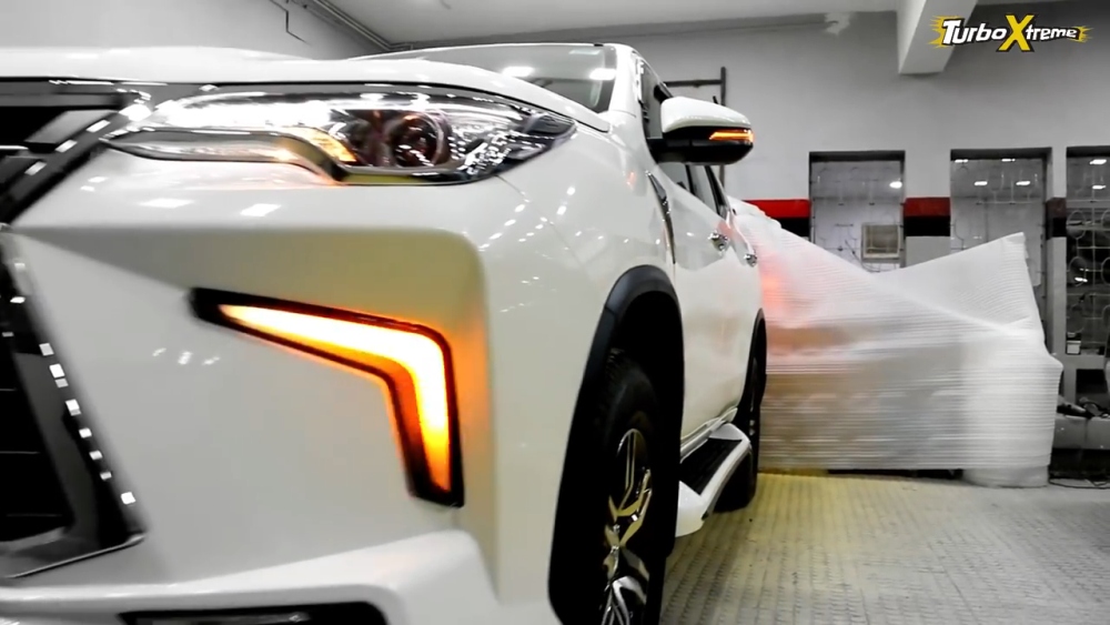This Toyota Fortuner SUV Is Inspired By The Lexus LX 570 - close up