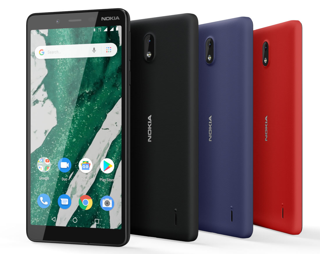 Nokia 1 Plus Color Options