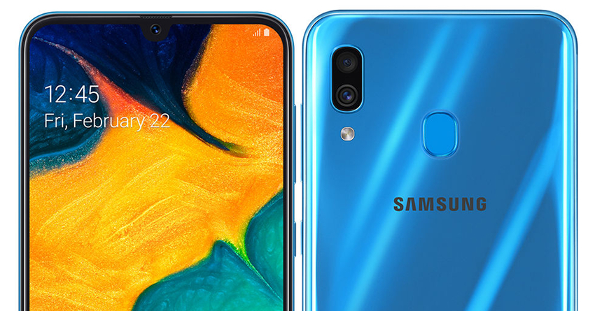 Samsung Galaxy A30 with Infinity-U Display Officially Unveiled