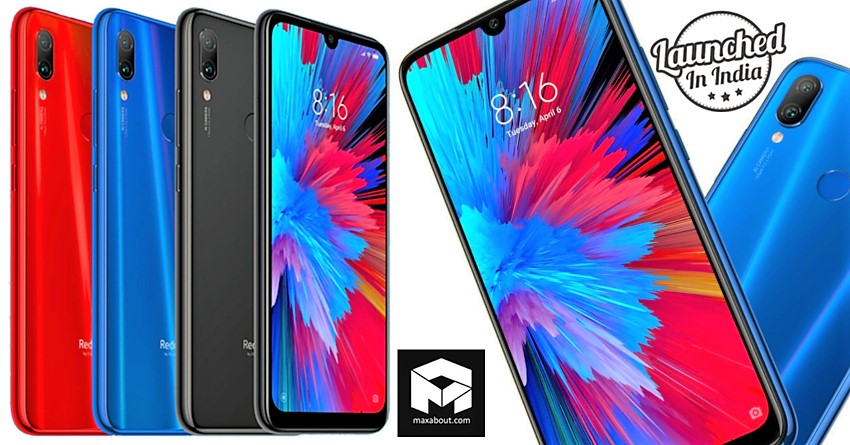 Xiaomi Redmi Note 7 Launched in India @ INR 9,999