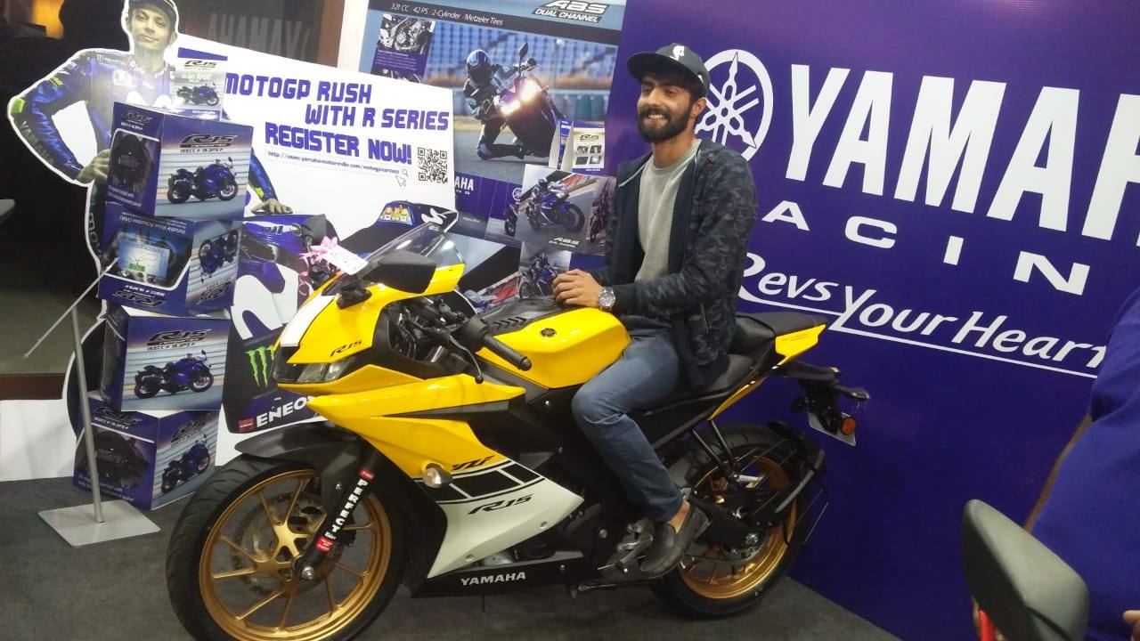 Meet Customized Yellow Yamaha R15 V3 by Perfect Riders - front