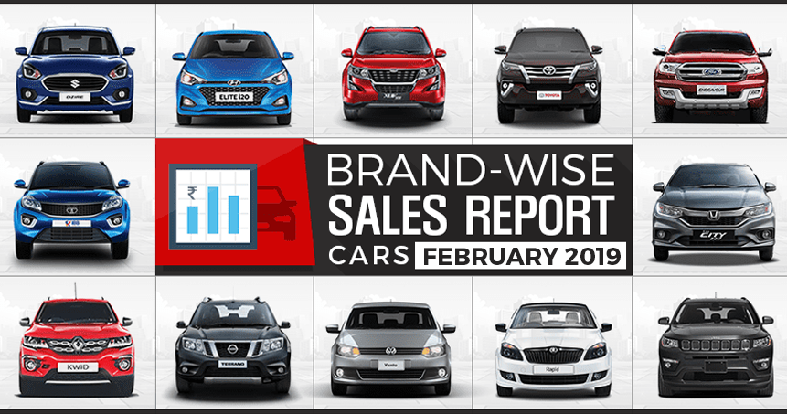 Brand-Wise Car Sales Report (14 Car Brands, February 2019)