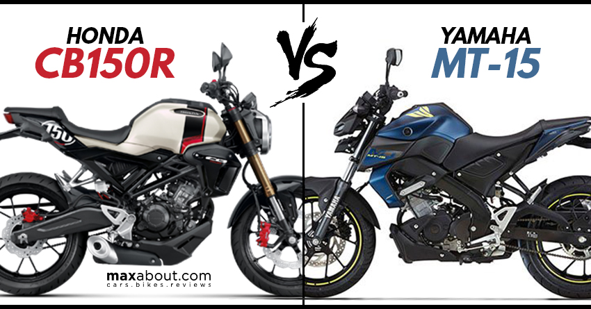 Quick Comparison: New Honda CB150R vs Yamaha MT-15