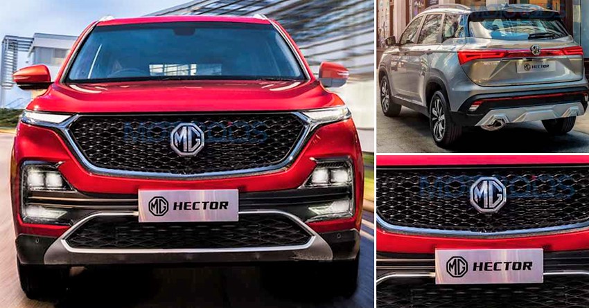 MG Hector SUV Officially Revealed; India Launch in June 2019