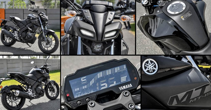 Live Photos of Yamaha MT-15: The Street Version of R15 V3