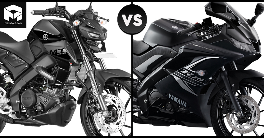 Detailed Comparison: Yamaha MT-15 vs R15 Version 3