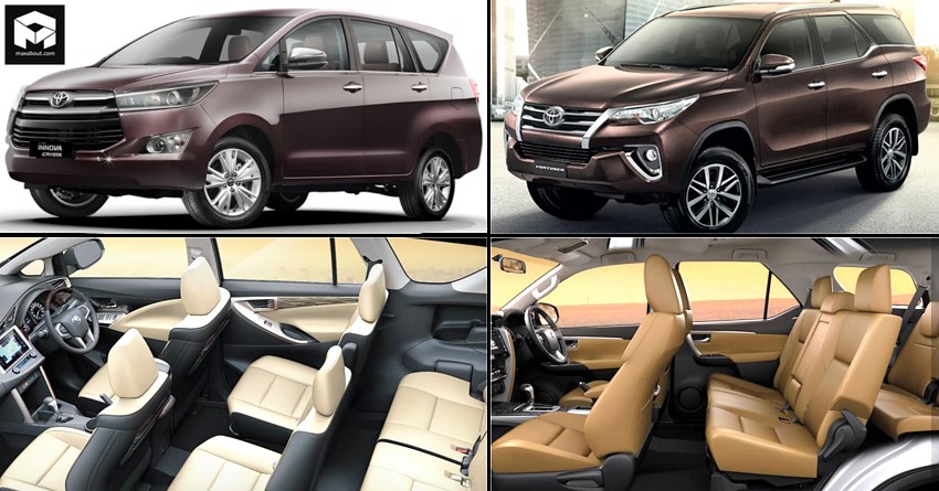 2019 Toyota Innova & Fortuner Gets Updated Interior in India