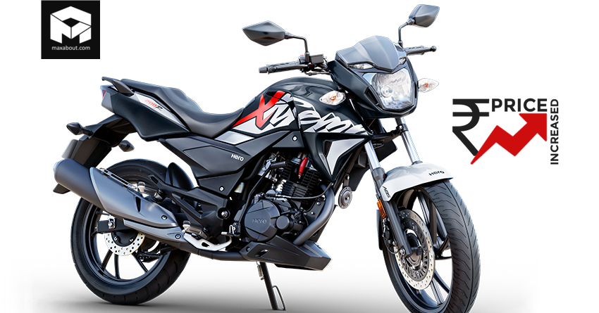 Hero Xtreme 200R Price Increased by INR 1000 in India