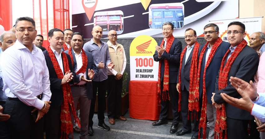Honda Opens 1000th 2-Wheeler Dealership in India