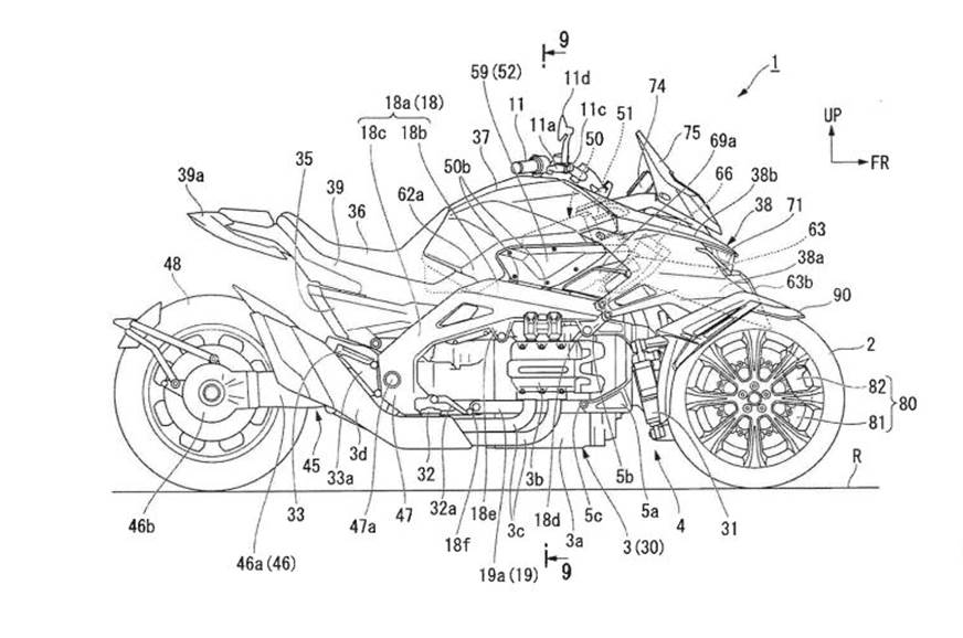 Honda NeoWing Trike Patented; To Rival Yamaha NIKEN - photo